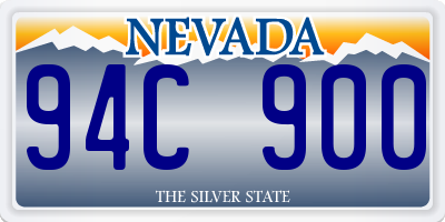 NV license plate 94C900