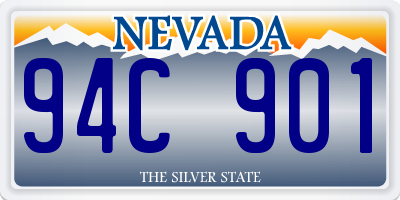 NV license plate 94C901