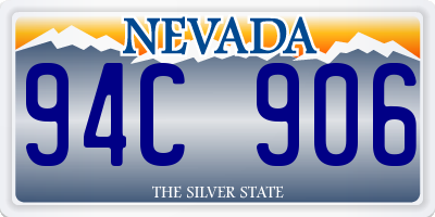 NV license plate 94C906