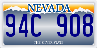 NV license plate 94C908