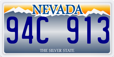 NV license plate 94C913