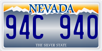 NV license plate 94C940