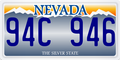 NV license plate 94C946