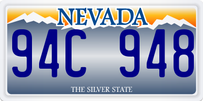 NV license plate 94C948