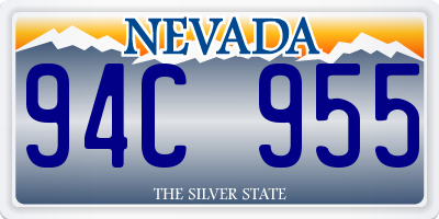 NV license plate 94C955