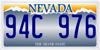 NV license plate 94C976