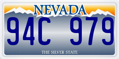 NV license plate 94C979