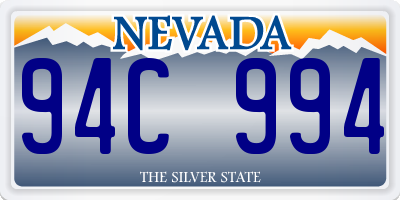 NV license plate 94C994