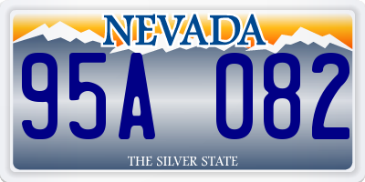 NV license plate 95A082