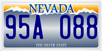 NV license plate 95A088