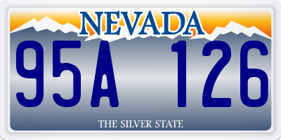 NV license plate 95A126