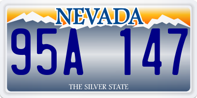 NV license plate 95A147