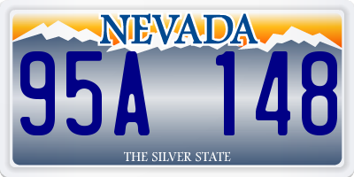 NV license plate 95A148