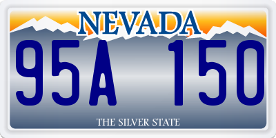 NV license plate 95A150