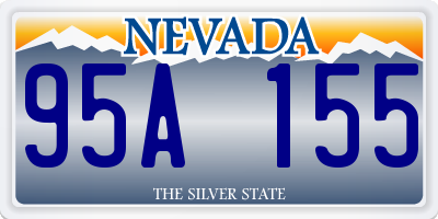 NV license plate 95A155