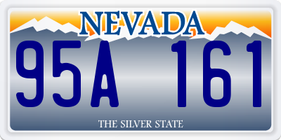 NV license plate 95A161