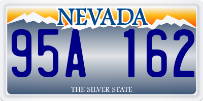 NV license plate 95A162
