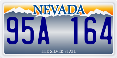 NV license plate 95A164