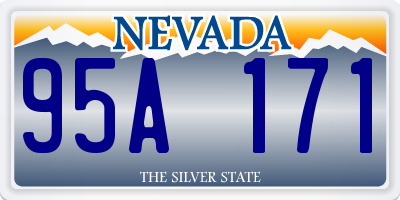 NV license plate 95A171