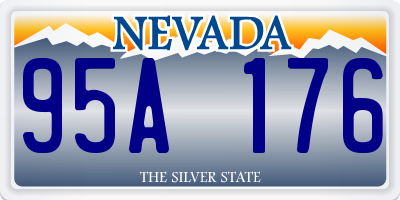 NV license plate 95A176