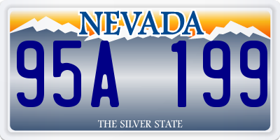 NV license plate 95A199