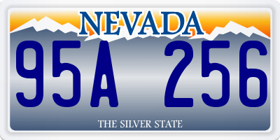 NV license plate 95A256