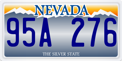 NV license plate 95A276