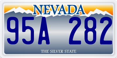 NV license plate 95A282