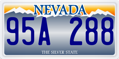 NV license plate 95A288