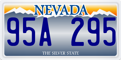 NV license plate 95A295