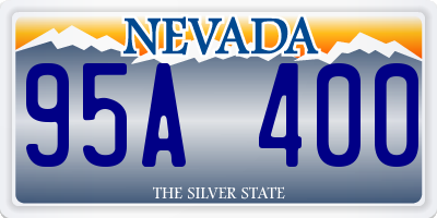 NV license plate 95A400