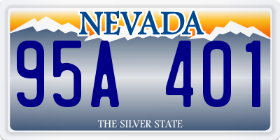 NV license plate 95A401