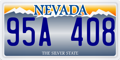 NV license plate 95A408