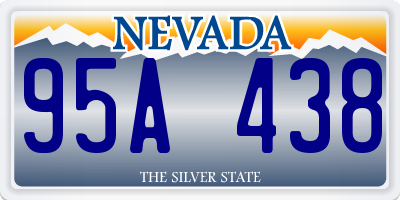 NV license plate 95A438
