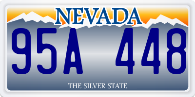 NV license plate 95A448
