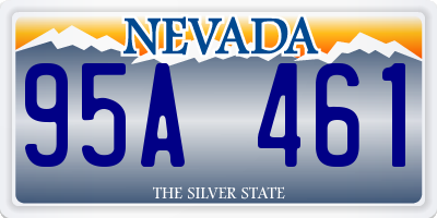 NV license plate 95A461
