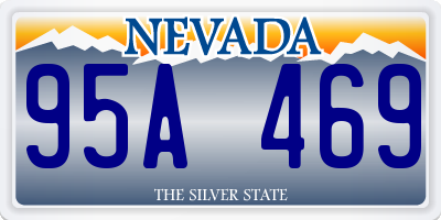 NV license plate 95A469