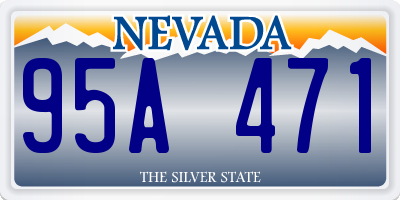 NV license plate 95A471