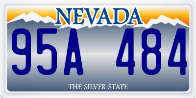 NV license plate 95A484