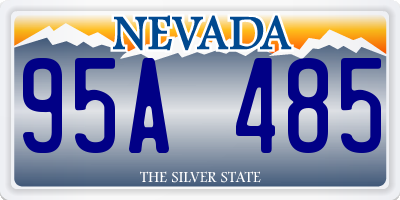 NV license plate 95A485