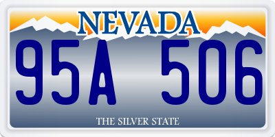NV license plate 95A506