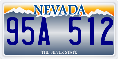 NV license plate 95A512