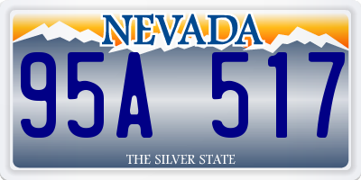 NV license plate 95A517
