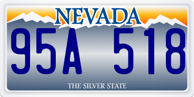 NV license plate 95A518