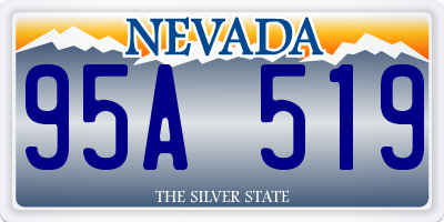 NV license plate 95A519