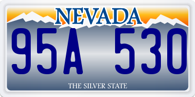 NV license plate 95A530