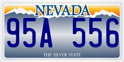 NV license plate 95A556