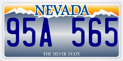 NV license plate 95A565