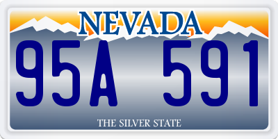 NV license plate 95A591