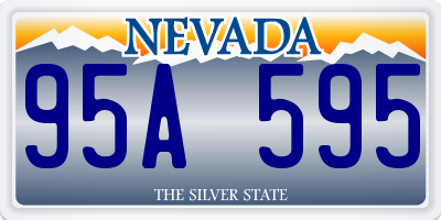 NV license plate 95A595